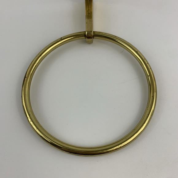 Brass Shell Clam Towel Ring Holder Wall Mount Bathroom Hanger Mod - Picture 13 of 16